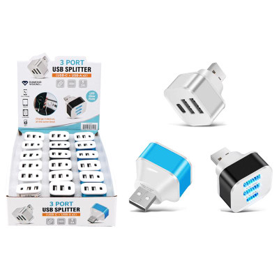 3 PRT USB CHRGR PLST