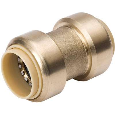 COUPLING BRASS 3/4"D 1PK