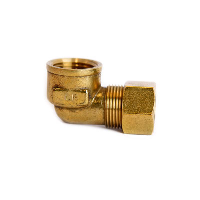 90 ELBW CMPRN 5/8"X1/2" ATC 5/8 in. Compression X 1/2 in. D FPT Brass 90 Degree Elbow