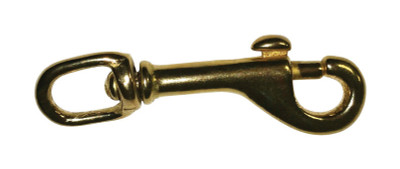 BOLT SNAP 3"L Baron 3/8 in. D X 3 in. L Polished Bronze Bolt Snap 80 lb