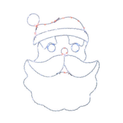 SANTA HEAD SILHOUETT 15"