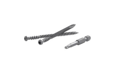 DECK SCREW COMP TIKITRCH FastenMaster TrapEase No. 20 X 2-1/2 in. L Tiki Torch Torx Ttap Star Head Composite Deck Screws 75 p