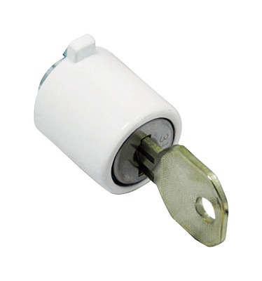 PATIO DOOR KEY LOCK WHT