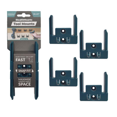 TOOL HOLDER ABS BLU 4PK