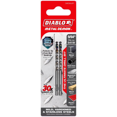DRLL BT 3-FLAT 9/64" 1PC