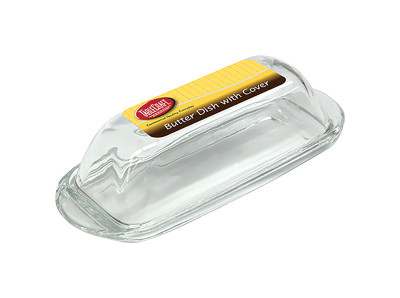 BUTTERDISH W/COVER GLASS