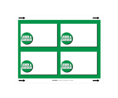 'L&G'SIGN WTRPRF5"X3.5"