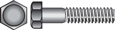 GALV HX BOLTS 1/2X6