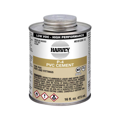 CEMENT P4 PVC CLEAR 16OZ