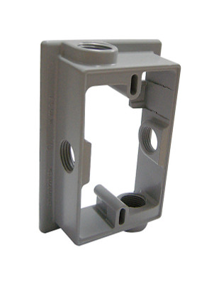 1/2" 4H 1G EXT RING GRY