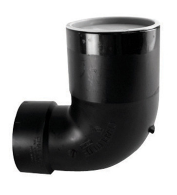 ELBOW+CAP90ABS4X3"HXSPIG