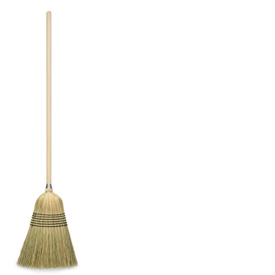 BROOM JANITOR CORN 12"W