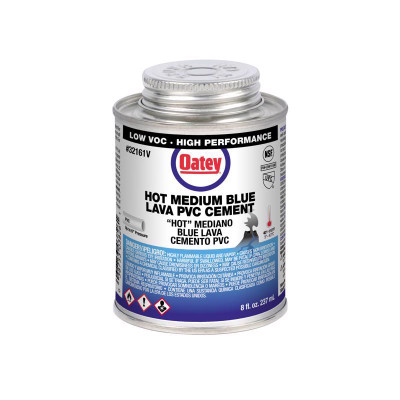 CEMENT PVC BLUE 8OZ Oatey Blue Cement For PVC 8 oz