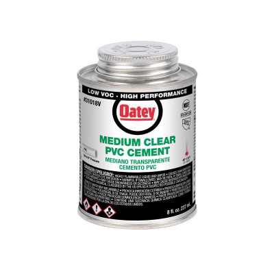 CEMENT PVC MED CLEAR 8OZ