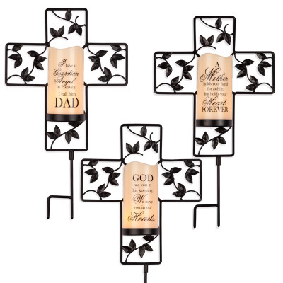 YARD STICK CROSS W/CANDL