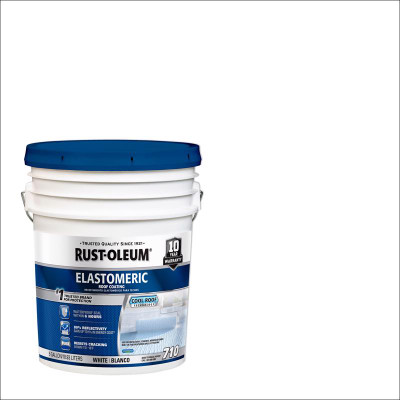 ROOF COAT ELASTMC WHT 5G