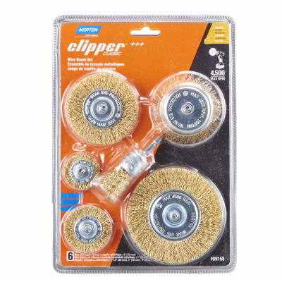 WIRE WHEEL BRSH BRSS 6PK