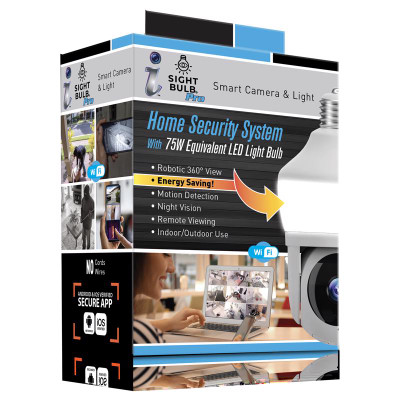 SCRTY CMR PLGIN WHT 6.5"