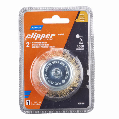 WIRE WHEEL BRSH CRIMP 2"