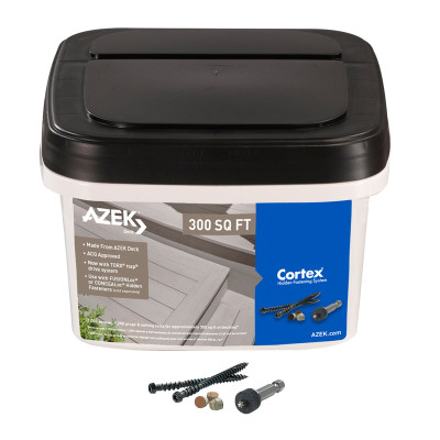 HDDN DCK FSTNR 2-3/4 Azek Cortex 2-3/4 in. L Island Oak Torx TTAP Star Head Hidden Deck Fastener 1050 pc