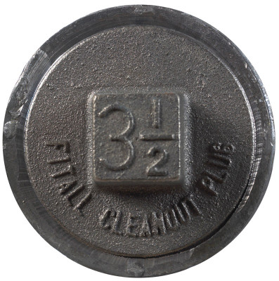 PLUG CLEANOUT LEAD 3.5"