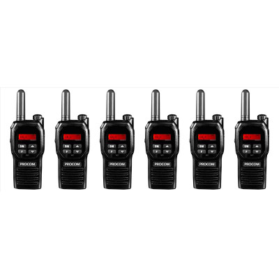 2-WAY RADIO 275000 SQFT 6PC