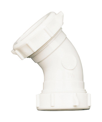 ELBOW 45D 1-1/2 WHT