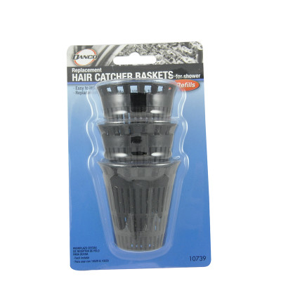 HAIR CATCHER 2-1/4 3PK