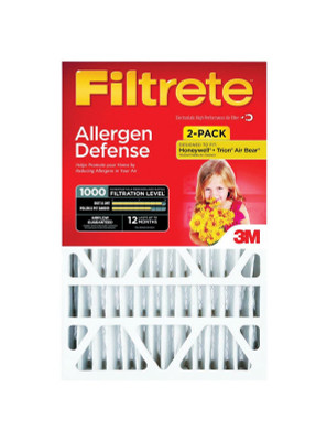 AIR FILTER 20X25X4 2PK