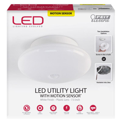 FLUSH MT LED MUSHROOM W/