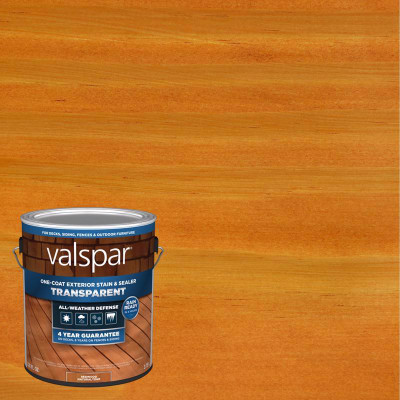 STAIN&SEALR TRN RED 1GL