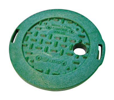 VALVE BOX LID RND GRN 6