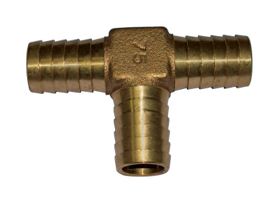 INSERT TEE BRASS 3/4 LL
