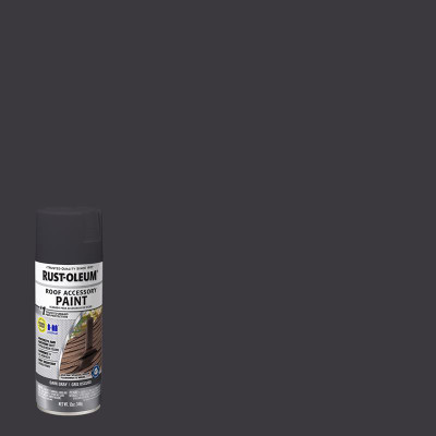 SPRY PNT FLAT GRY 12OZ