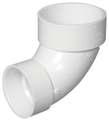 ELBOW 90 PVC DWV 4X3HXH