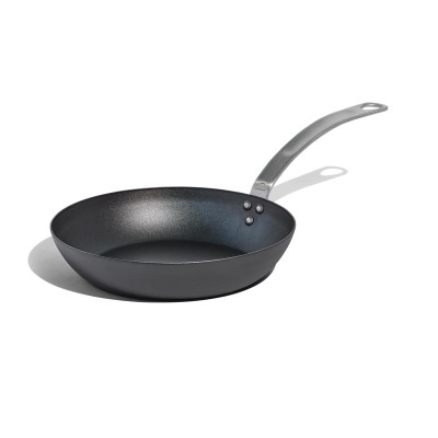 FRY PAN CRBN STL BLK 10"
