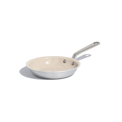 FRY PAN SS SLV/WHT 8"