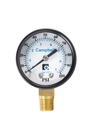 PRESSURE GAUGE 0-100 LF