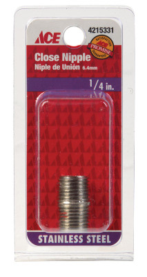 NIPPLE SS 1/4XCLOSE