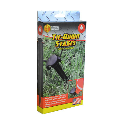 TIE DOWN STAKES 6PK