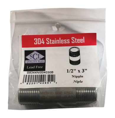 NIPPLE 1/2 X 3