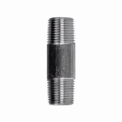 NIPPLE BLACK 3/8X2.5 STZ Industries 3/8 in. MIP each X 3/8 in. D MIP Black Steel 2-1/2 in. L Nipple