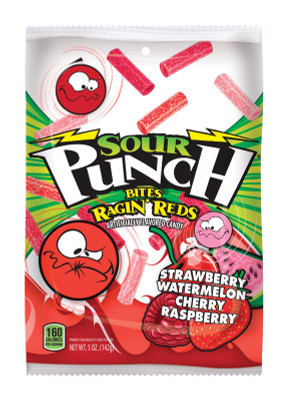 SR PNCH BITES RAG RED5OZ