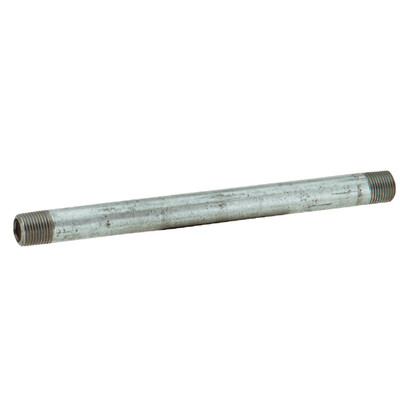 NIPPLE GALV 1/2X10 Anvil Beck 1/2 in. MPT Galvanized Steel 10 in. L Nipple