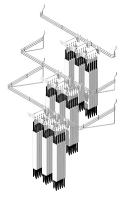 WATERFALL RACK 9 X 36