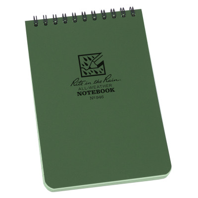 NOTEBOOK GREEN 4X6