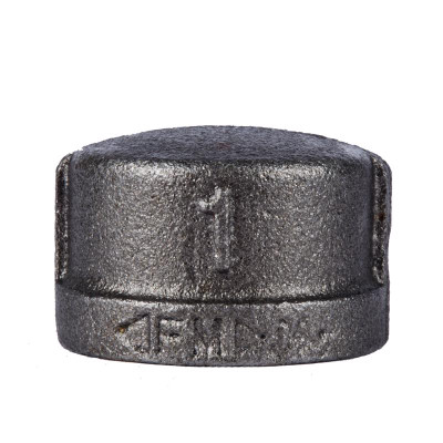 CAP BLACK 1 STZ Industries 1 in. FIP each Black Malleable Iron Cap