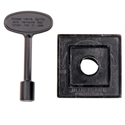 GAS VLVE FLG KIT FLT BLK