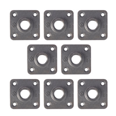 FLANGE BLK IRON 1/2 8PK