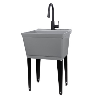 LAUNDRY TUB GRY 19GAL